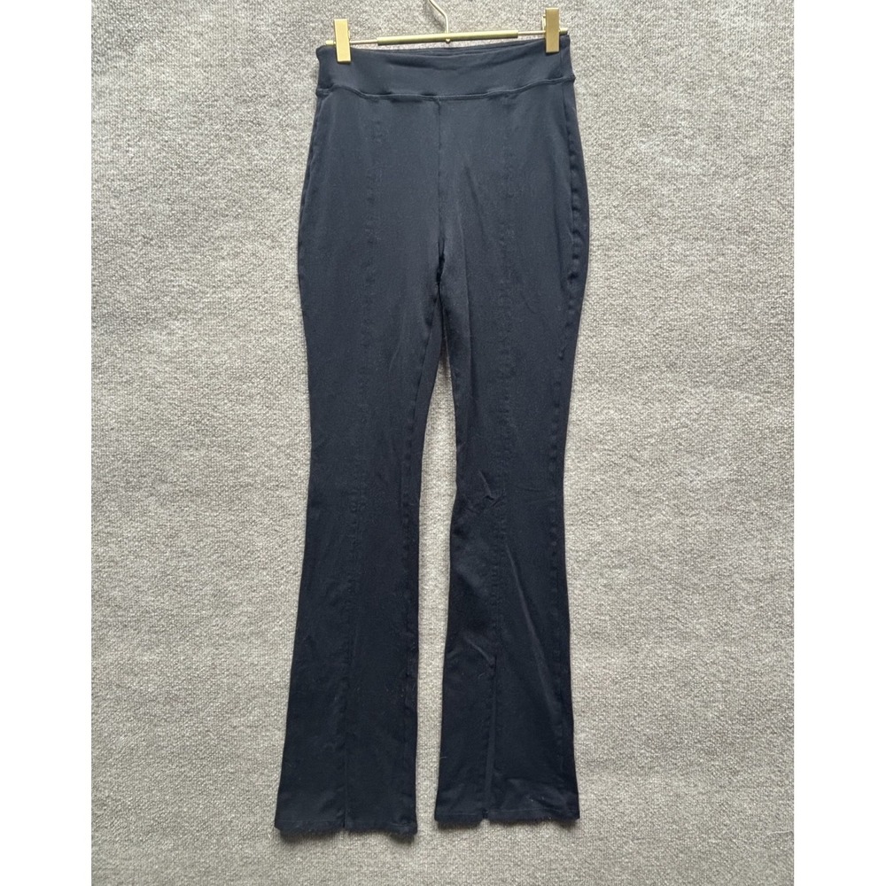 Alo Yoga Legging Women M Black 33" Airbrush High Waist Flutter HR Split Flare